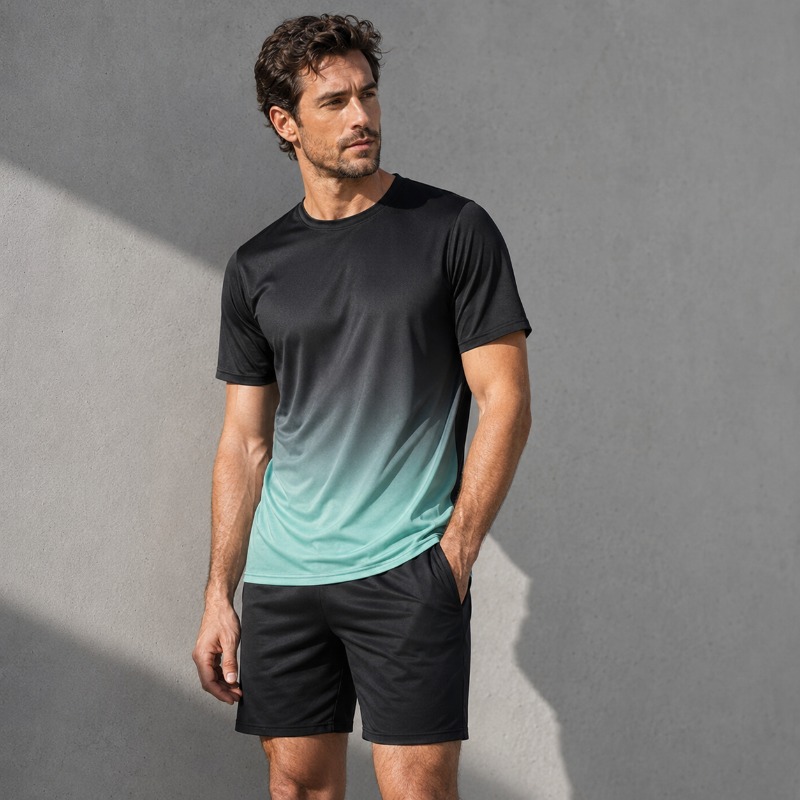 Summer Clothing Sets Men - Men Quick Dry Sportswear Set 2