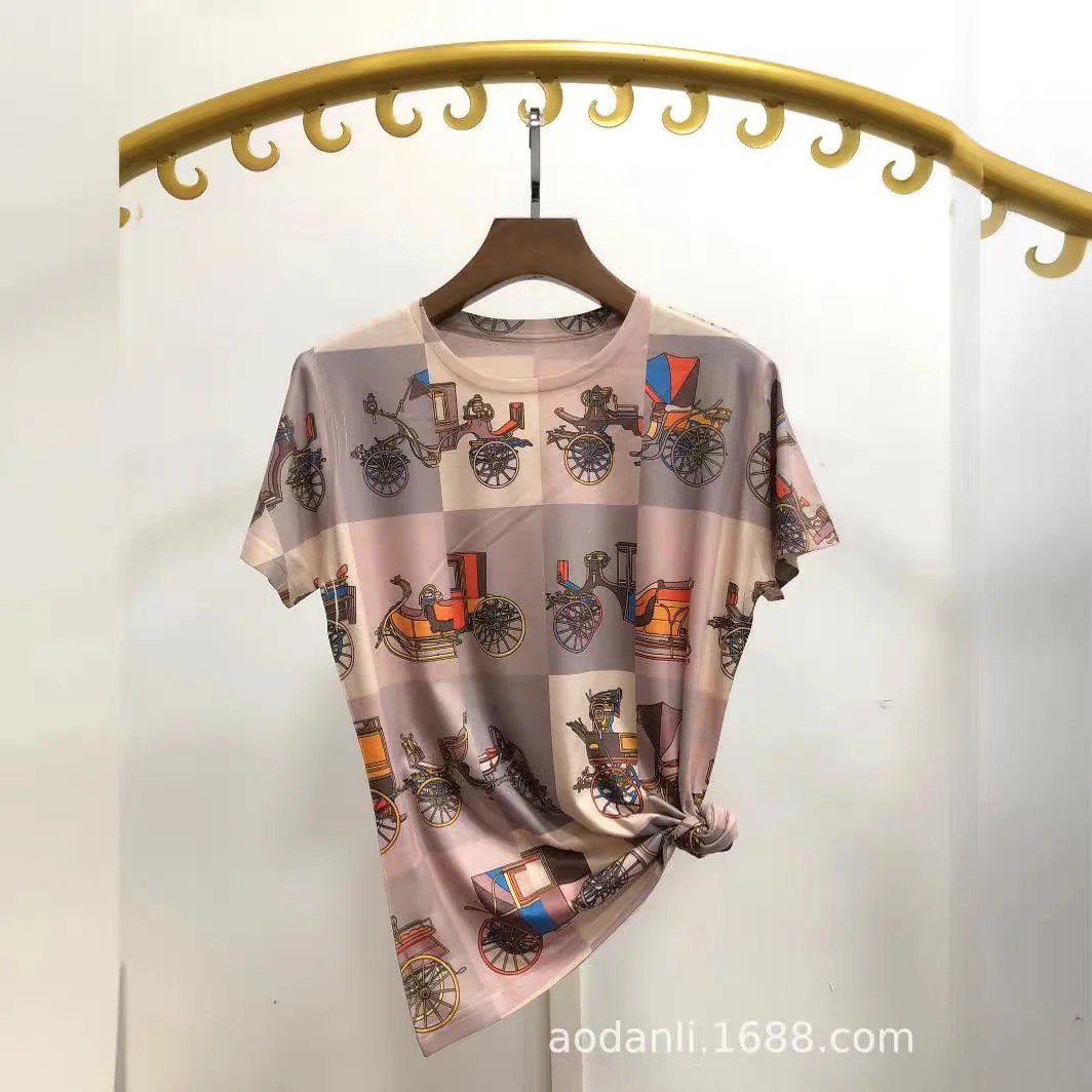 Summer De Clothing - 2025 Plaid T Shirts for Women