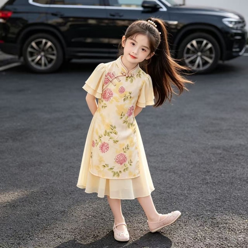 Summer Loving Kids Clothing - New Summer Girls Tulle Sweet Lovely