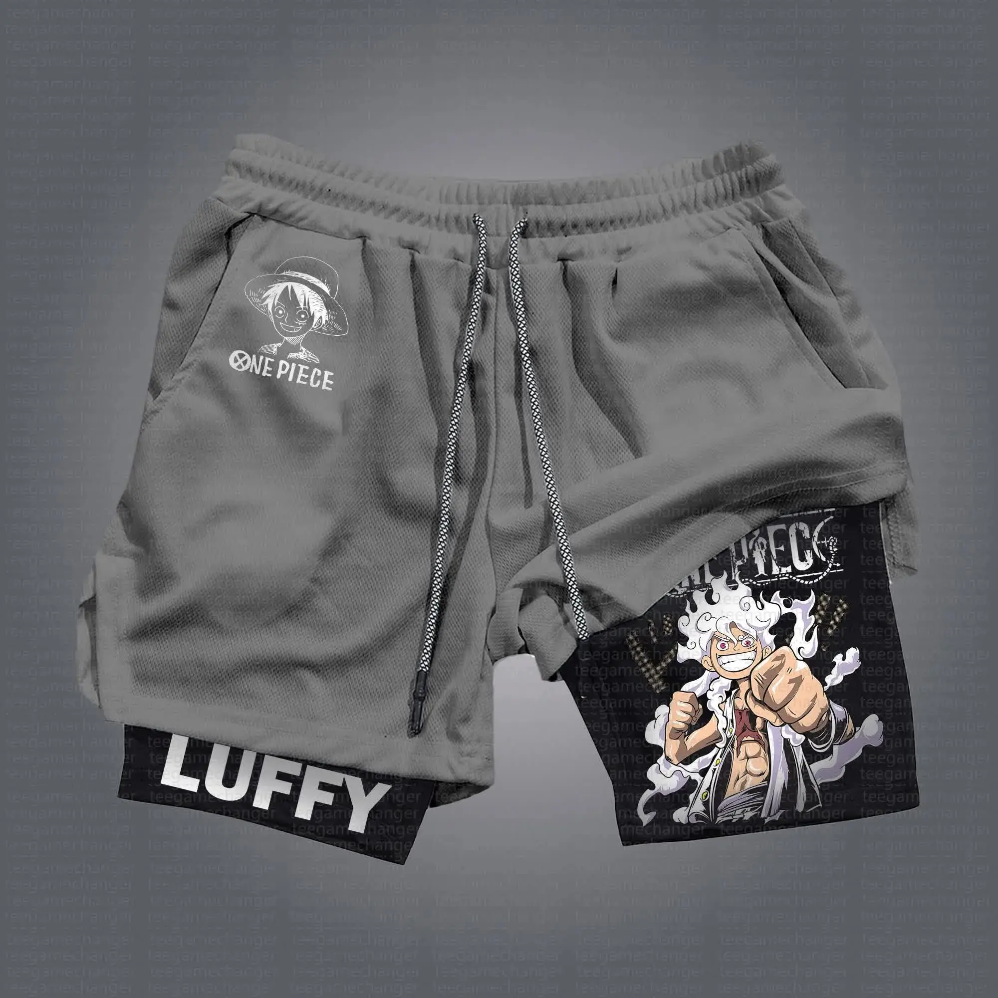 Summer Clothing Layering - 2025 One Piece Luffy Anime Mens