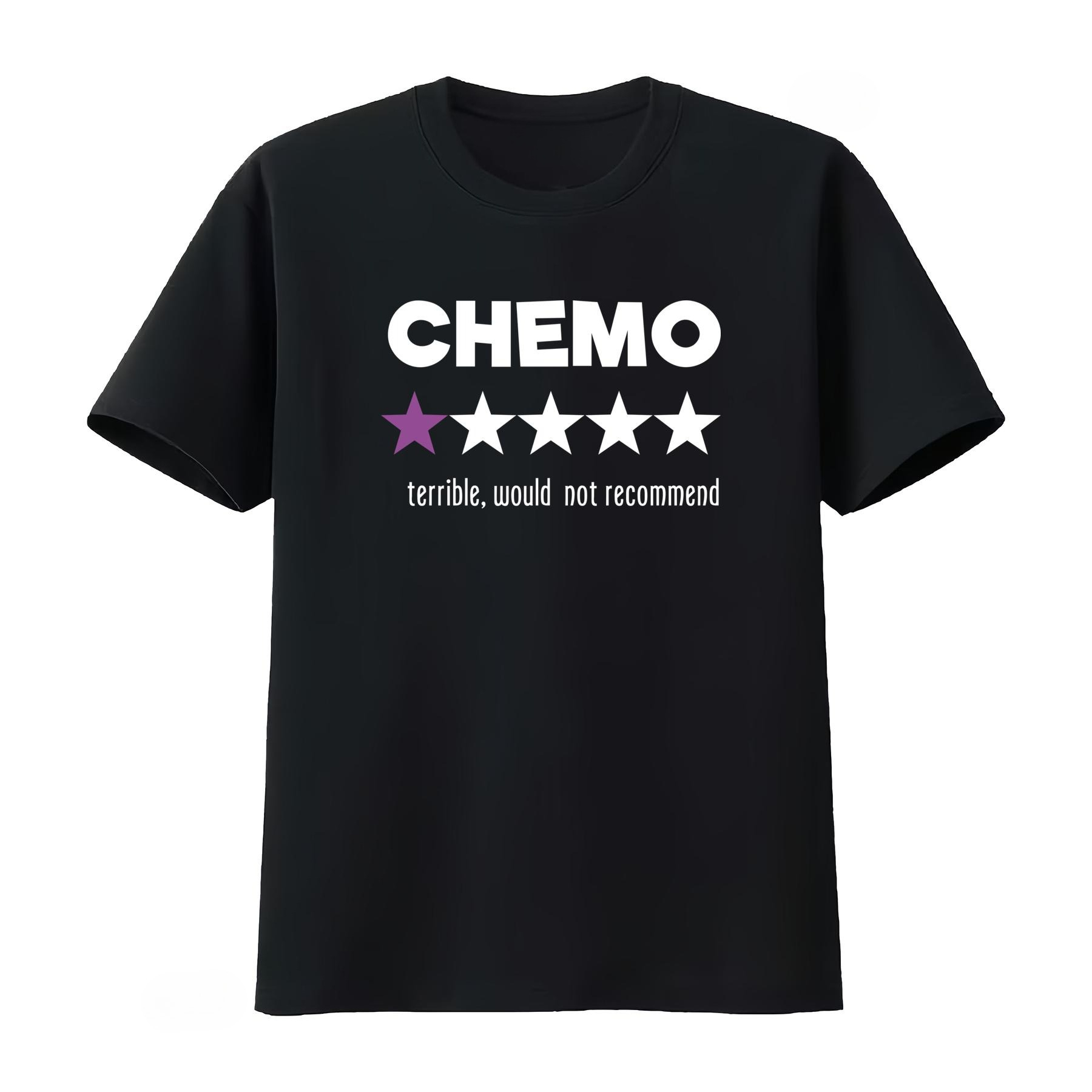 Summer Clothing Recommendations - Funny Chemo T-Shirt with Star Design