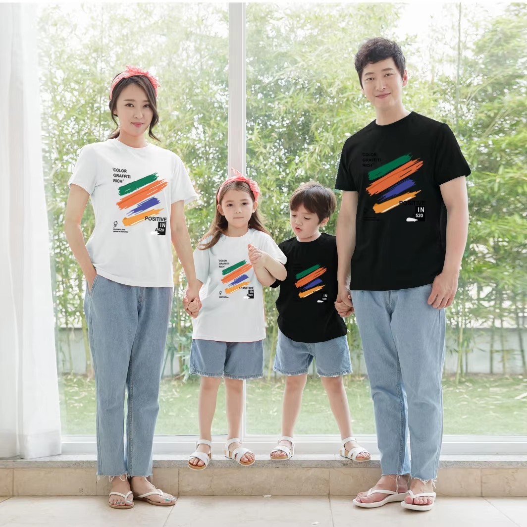 Summer Clothing Drawing - Family Look T Shirts 2026 Summer