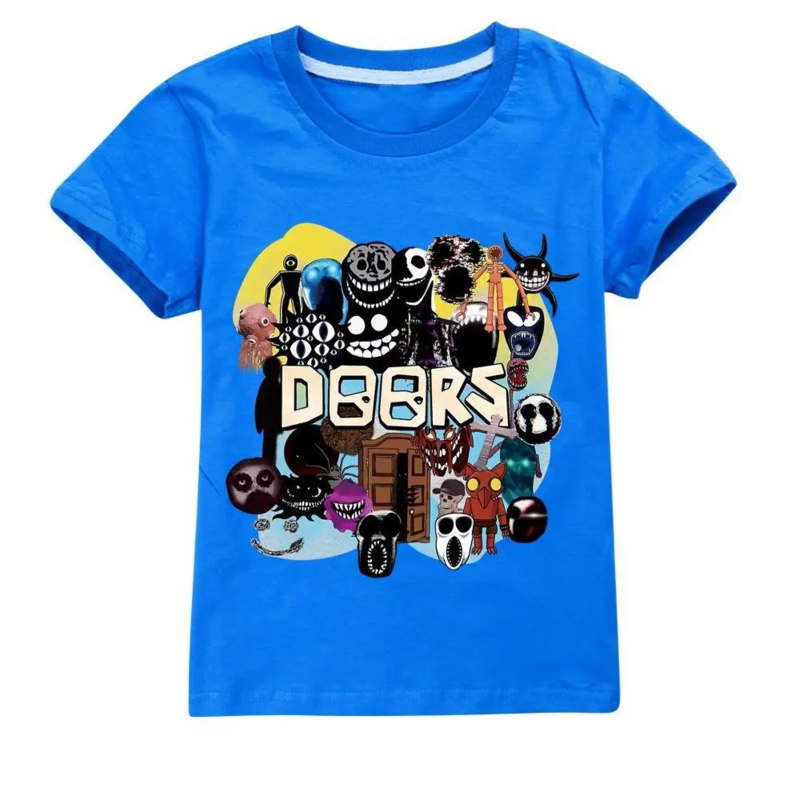 Summer Kids Clothing - AIAI 2025Game Doors Kids T-shirts Cartoon