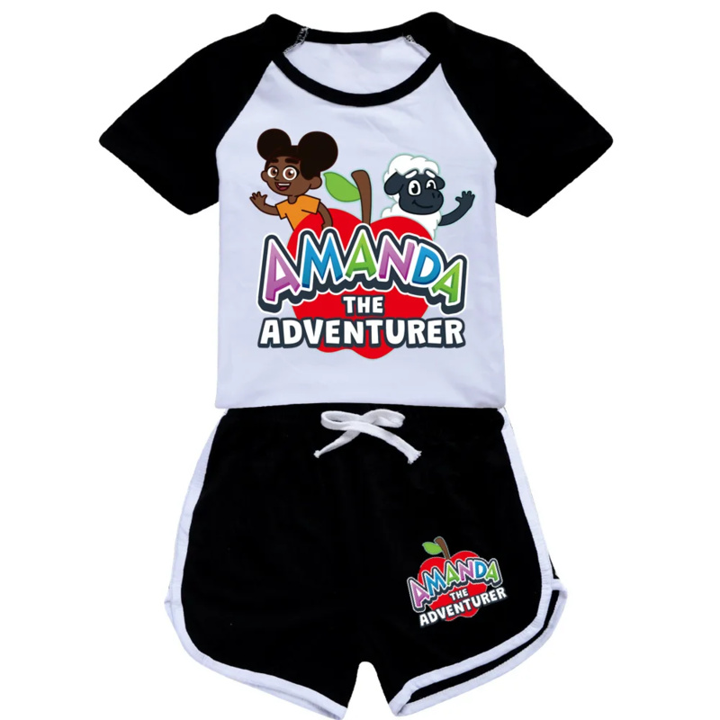 Summer Kids Clothing - AIAI 2025Fashion Girls AMANDAing Clothes Summer