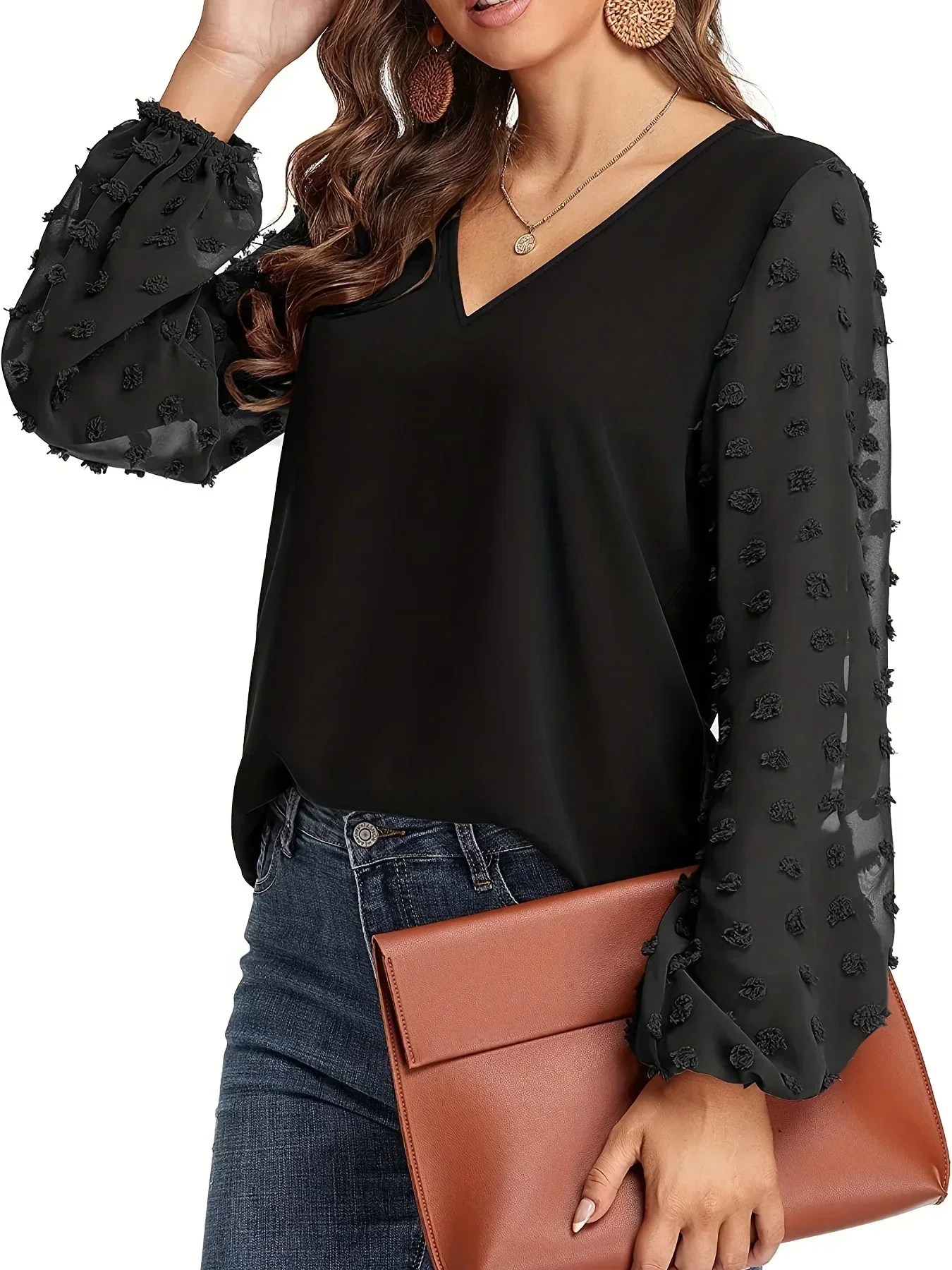 Summer Clothing Juniors - Women's Plus Size 1XL-5XL Swiss Dot