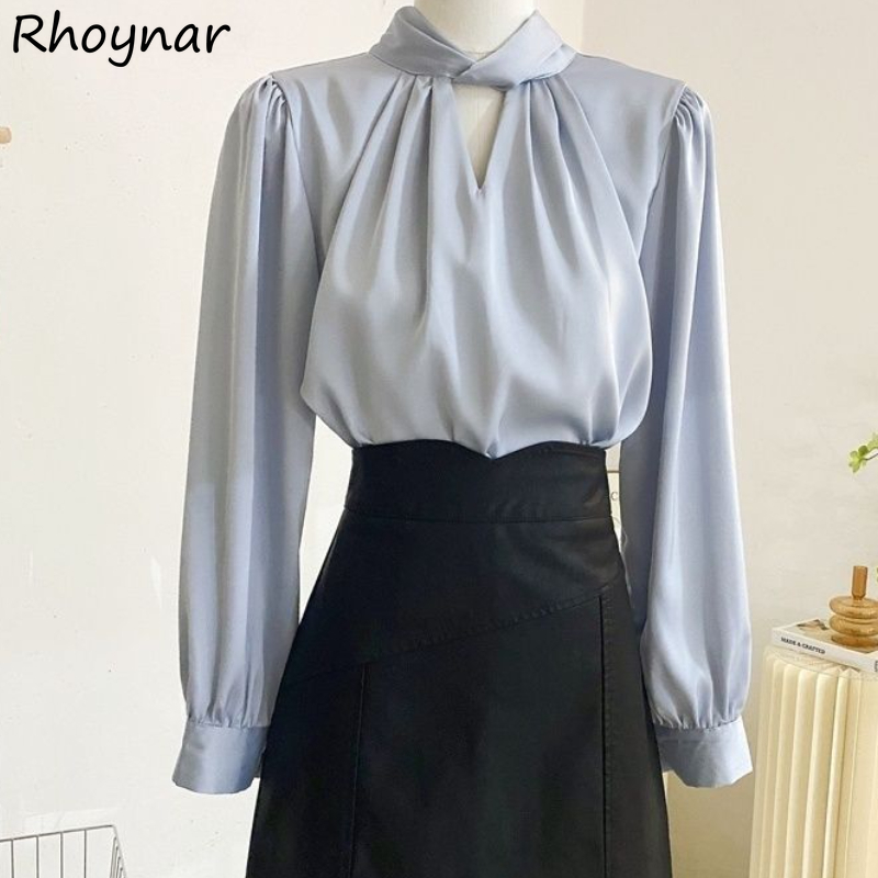 Summer Clothing In French - Blouses Women Long Sleeve Temper Office