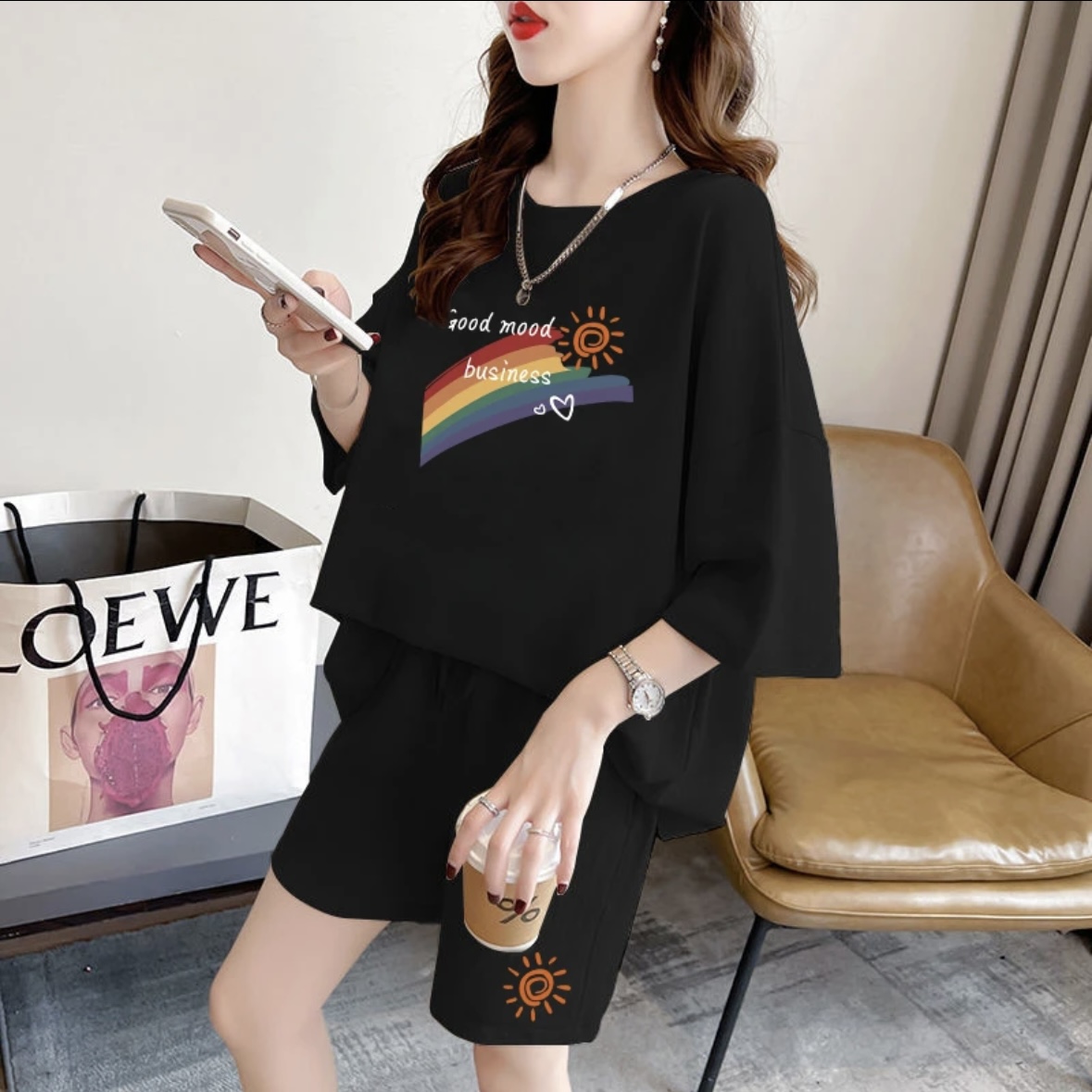 Summer Clothing For Women - Fashion women's summer shorts set, sportswear,
