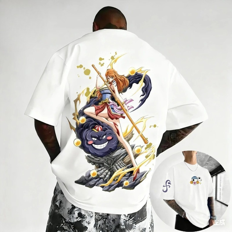 One Piece anime Nami T-shirt s - Japan Summer Festival Clothing 评论和价格
