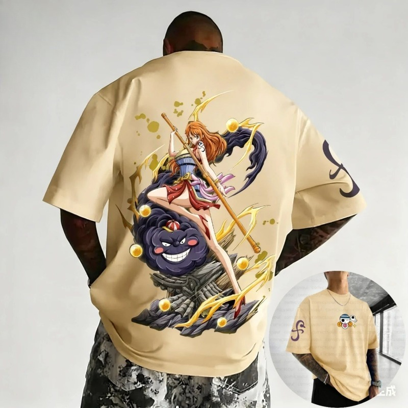One Piece anime Nami T-shirt s - Japan Summer Festival Clothing 评论和价格