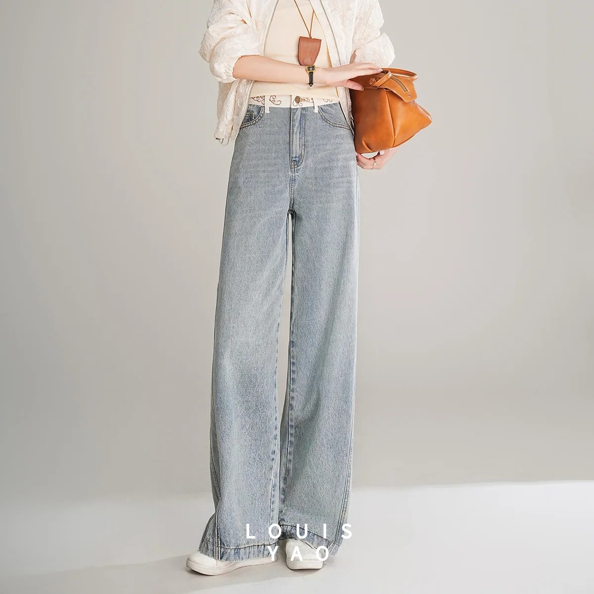 LOUISYAO Retro Contrast Color  - Summer Clothing Reviews 评论和价格
