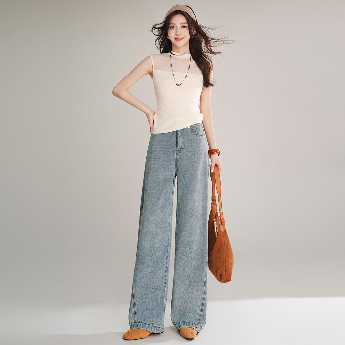 LOUISYAO Retro Contrast Color  - Summer Clothing Reviews 评论和价格