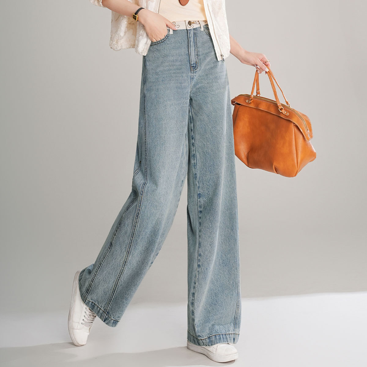 LOUISYAO Retro Contrast Color  - Summer Clothing Reviews 评论和价格