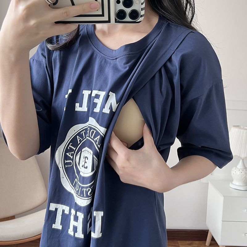 Nursing Dress Pregnant Breastf - Summer Clothing For Women 评论和价格