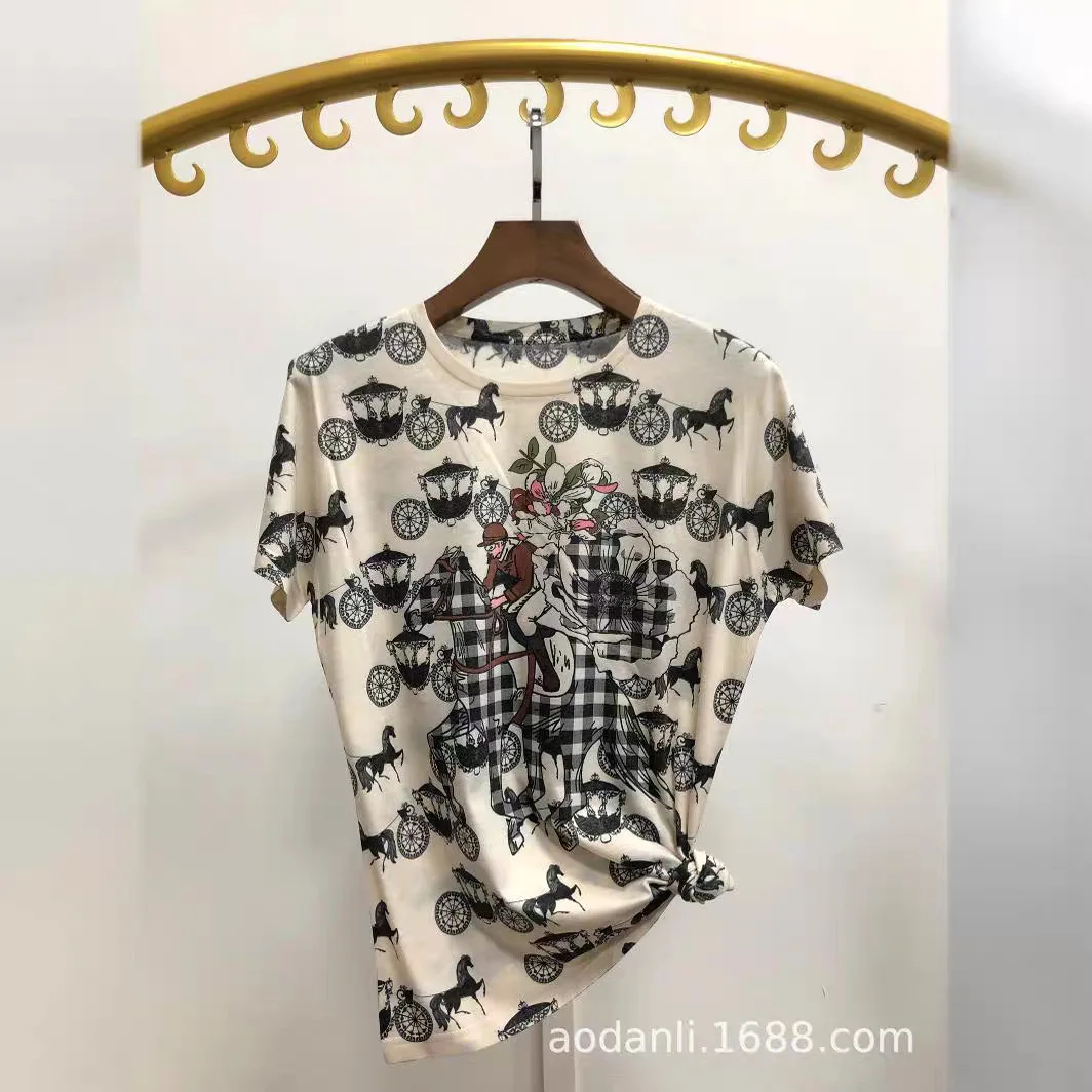 2025 Plaid T Shirts for Women  - Summer De Clothing 评论和价格
