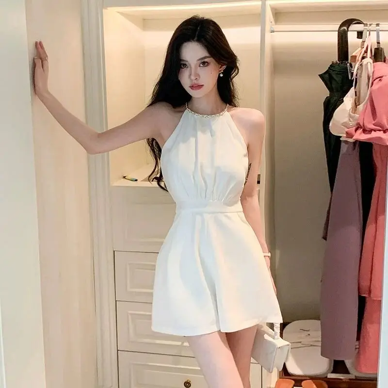 Cool White Woman Shorts Office - Summer Light Clothing 评论和价格