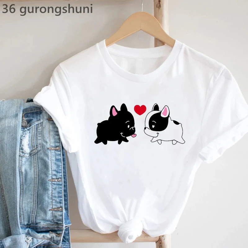 Frenchies In Love Animal Print - Summer Clothing In French 评论和价格