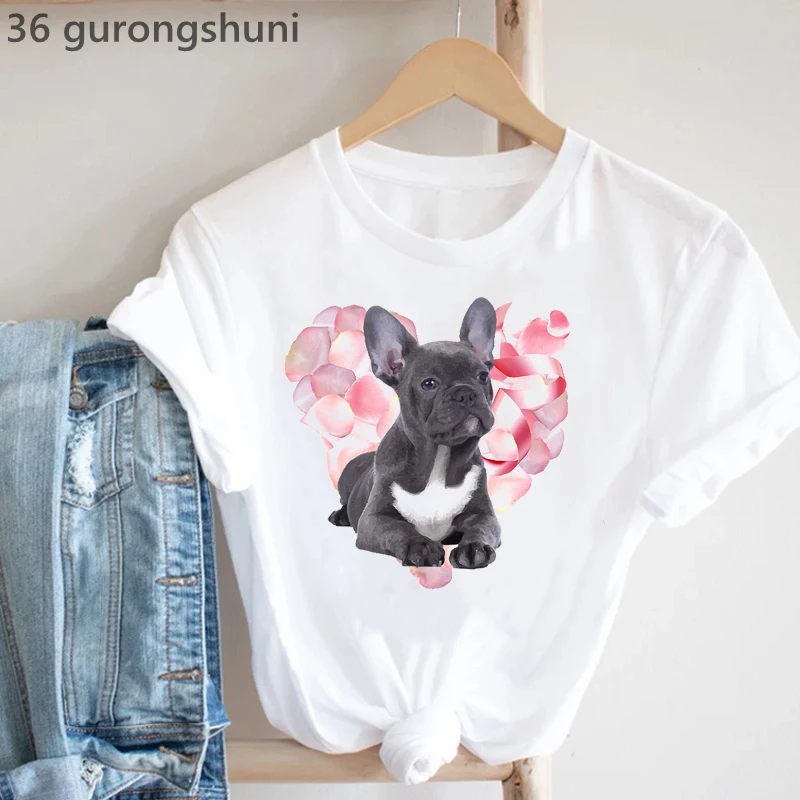 Frenchies In Love Animal Print - Summer Clothing In French 评论和价格