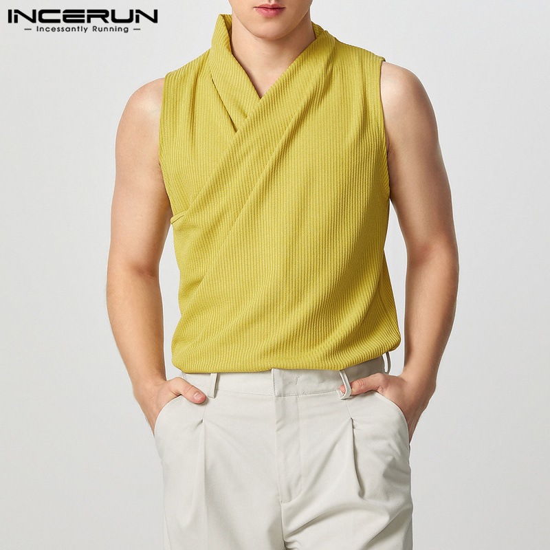 2026 Men Tank Tops Solid Color - Summer Clothing Colors 2026 评论和价格