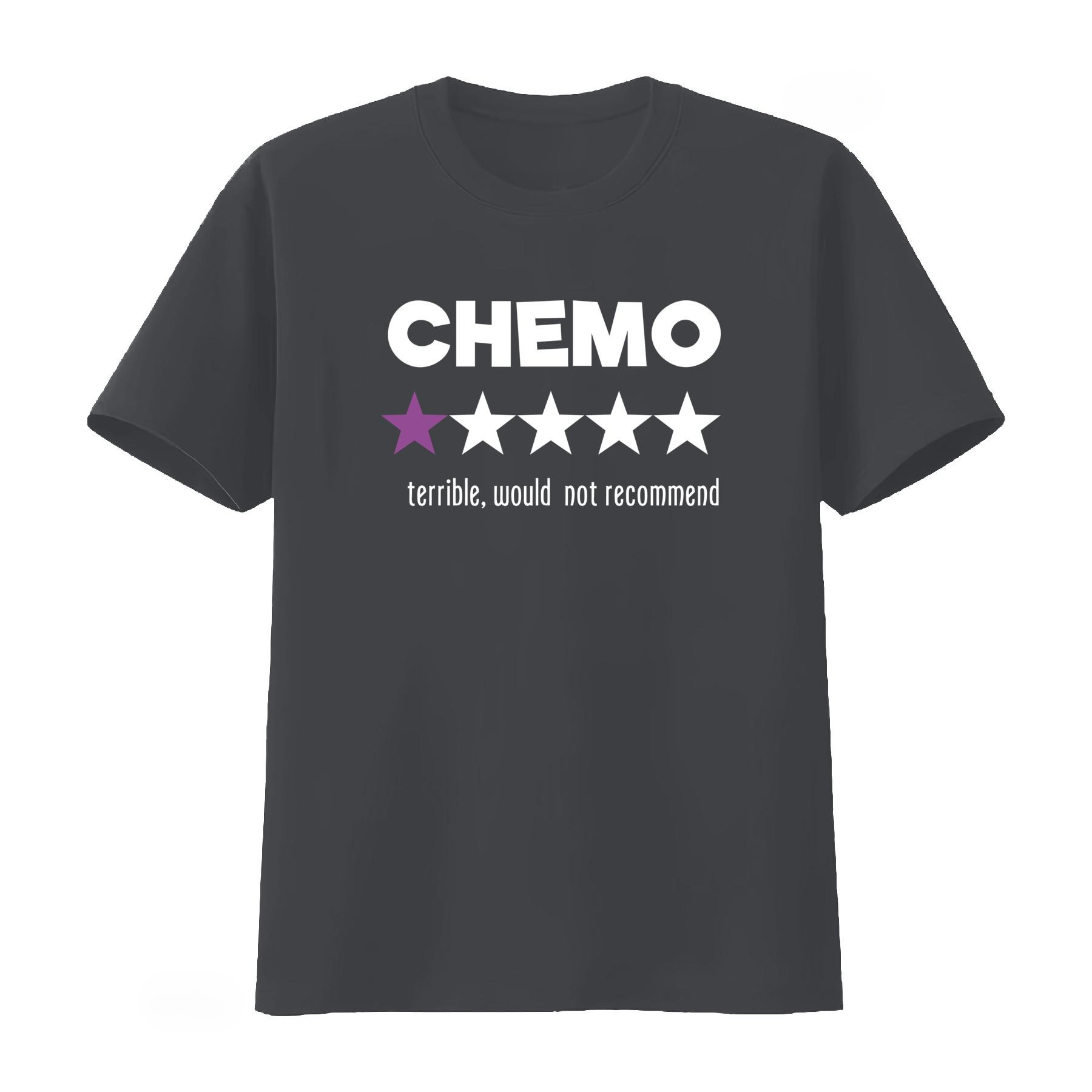 Funny Chemo T-Shirt with Star  - Summer Clothing Recommendations 评论和价格