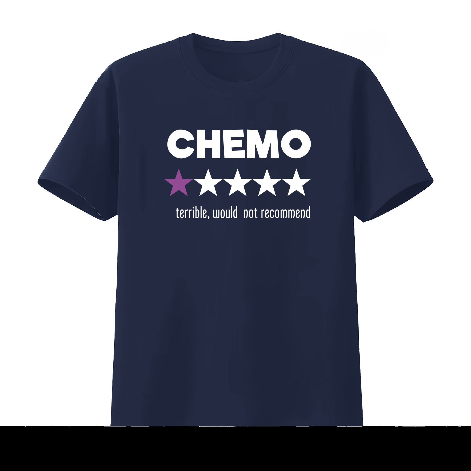 Funny Chemo T-Shirt with Star  - Summer Clothing Recommendations 评论和价格