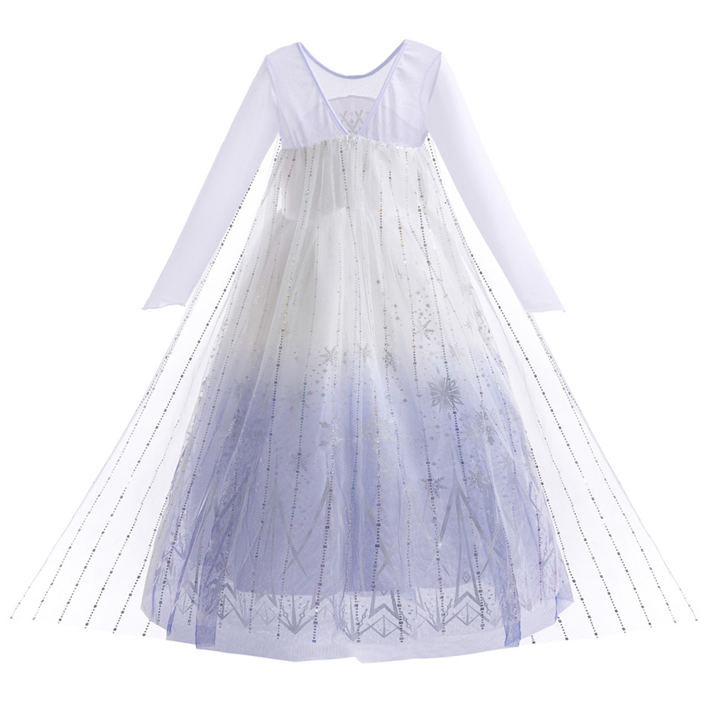 White Elsa Dresses Girls Birth - Summer Kids Clothing 评论和价格