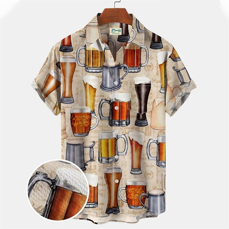 Hawaiian Casual Floral Shirt M - Summer Clothing Recommendations 评论和价格