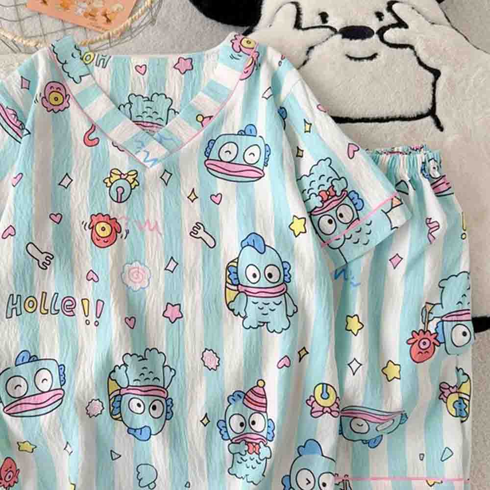 Sanrio Hangyodon Women's Pajam - Summer Clothing Model 评论和价格