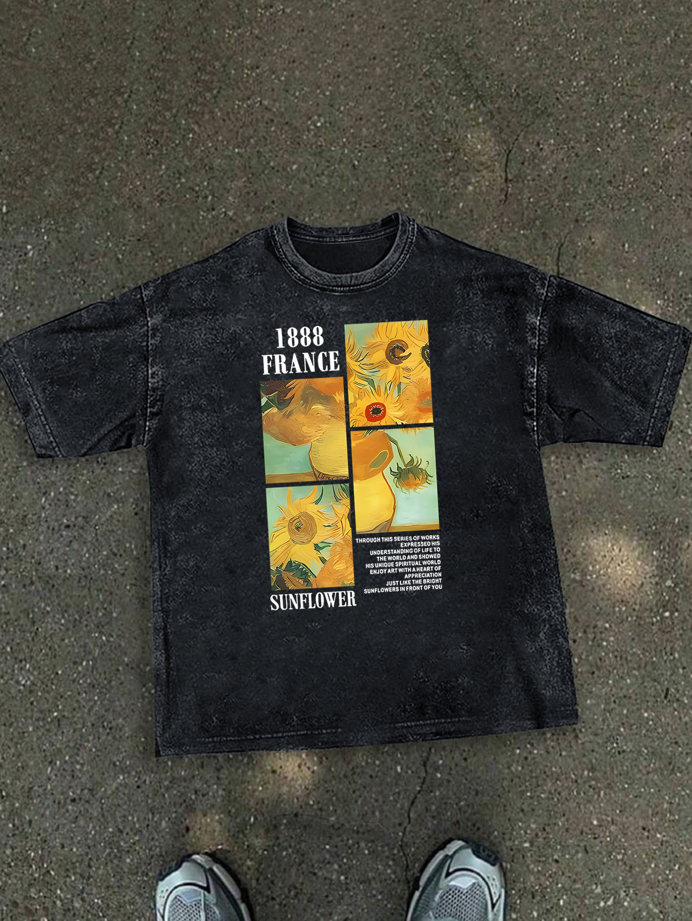 Washed Vintage t-shirts for Wo - Summer Clothing Drawing 评论和价格