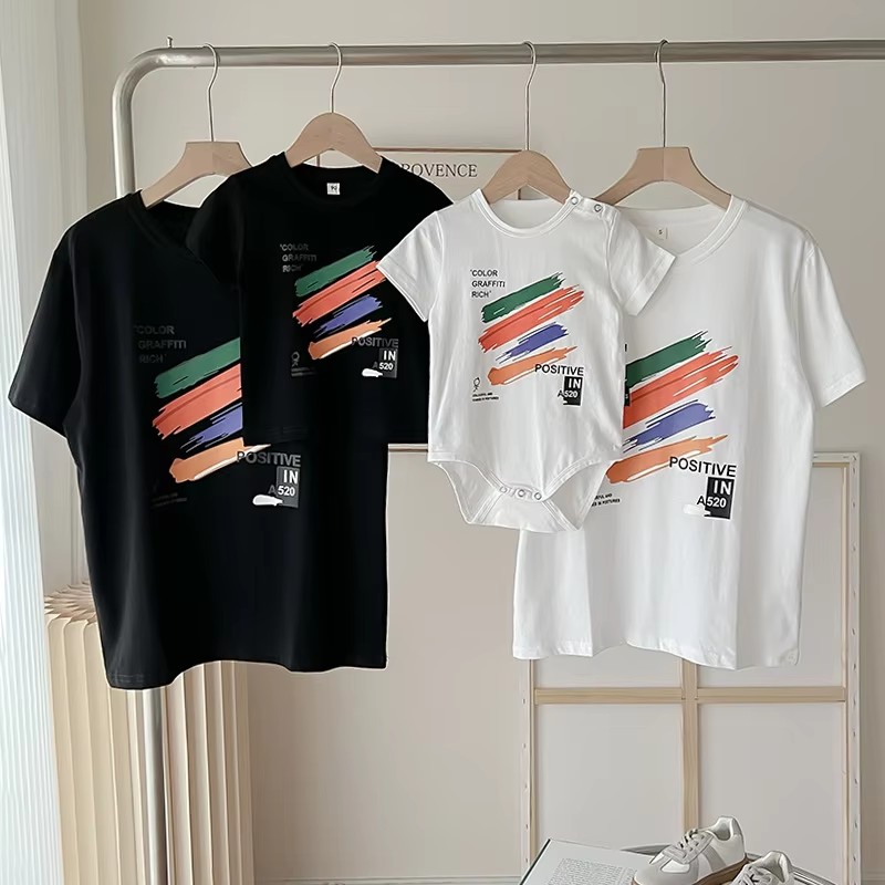 Family Look T Shirts 2026 Summ - Summer Clothing Drawing 评论和价格