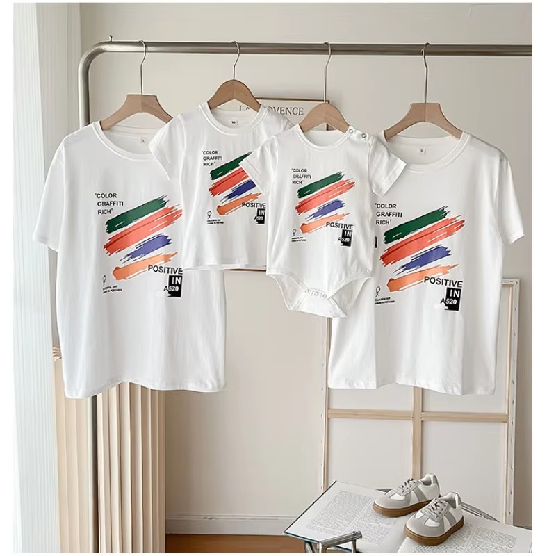 Family Look T Shirts 2026 Summ - Summer Clothing Drawing 评论和价格
