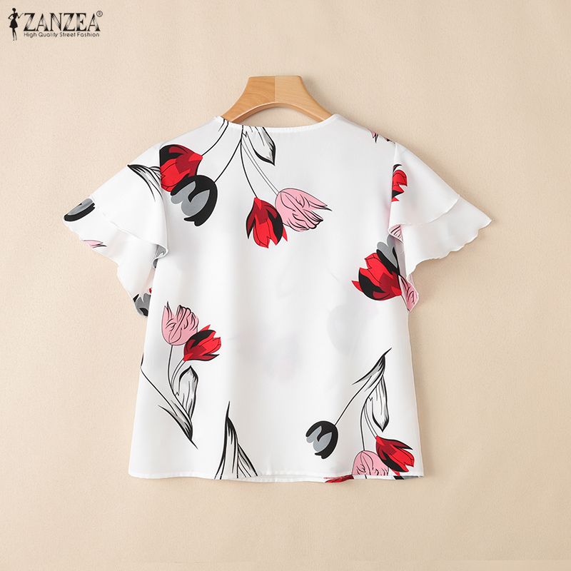ZANZEA Woman Summer Floral Pri - Summer Clothing Layering 评论和价格