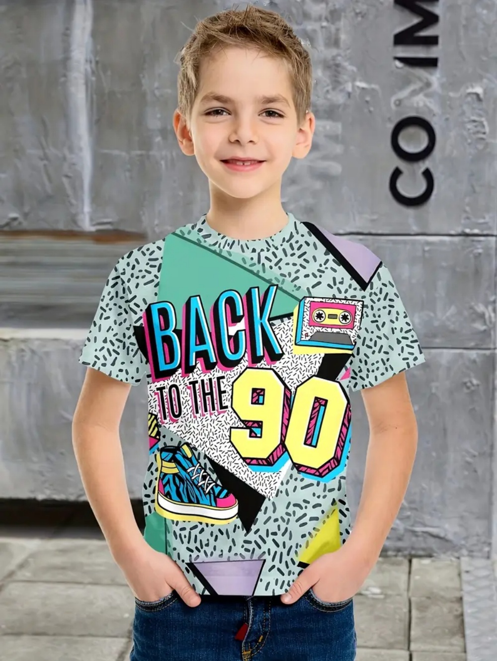 Children's Clothing T-Shirt Gr - Summer Clothing Drawing 评论和价格
