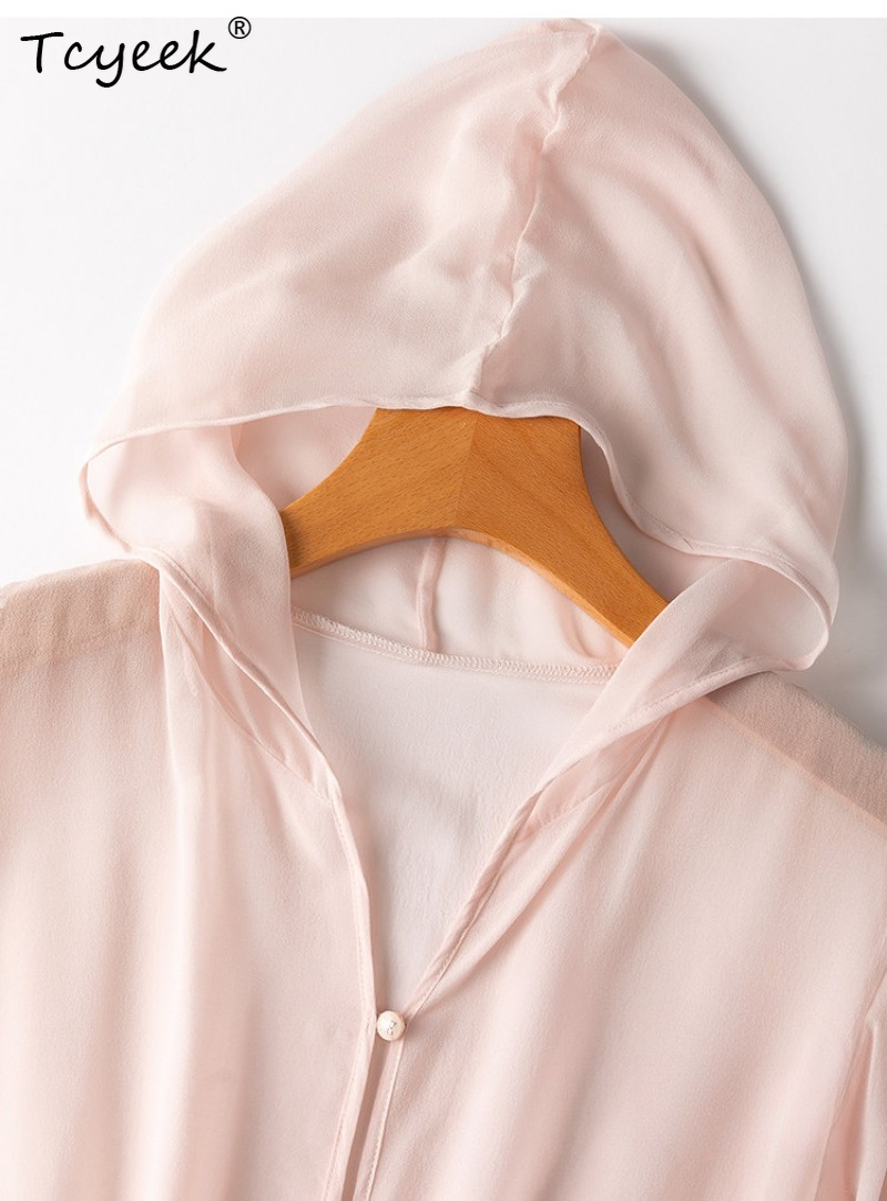 Tcyeek 100% Real Mulberry Silk - Summer Clothing For Women 评论和价格