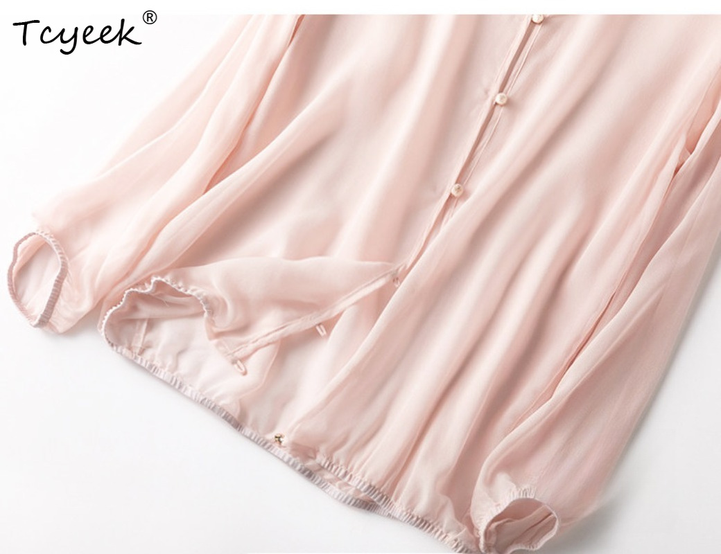 Tcyeek 100% Real Mulberry Silk - Summer Clothing For Women 评论和价格