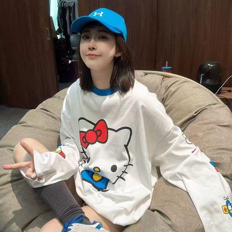 Long-Sleeved Hello Kitty Summe - Summer Clothing For Women 评论和价格