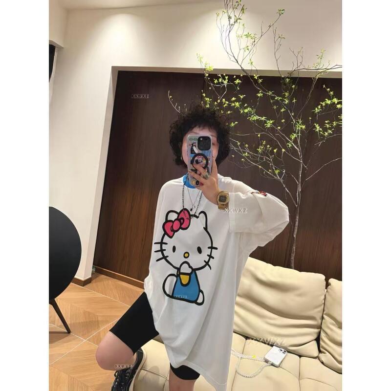 Long-Sleeved Hello Kitty Summe - Summer Clothing For Women 评论和价格