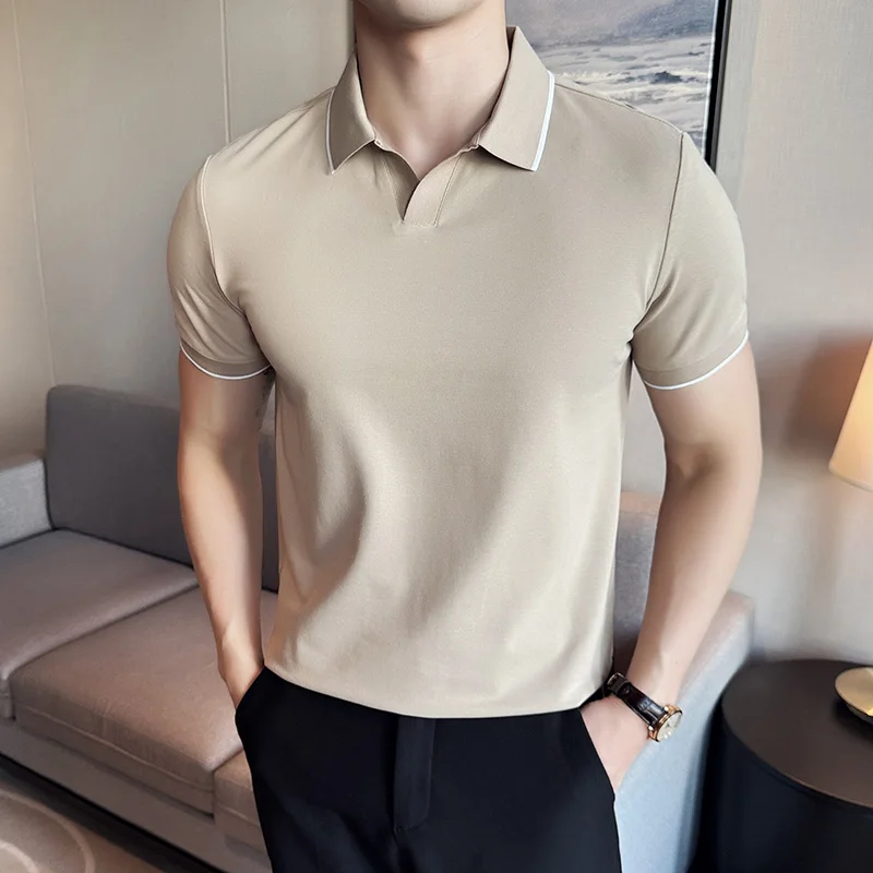 Men Polo Shirt Summer Light Th - Summer Light Clothing 评论和价格