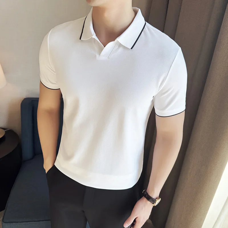 Men Polo Shirt Summer Light Th - Summer Light Clothing 评论和价格