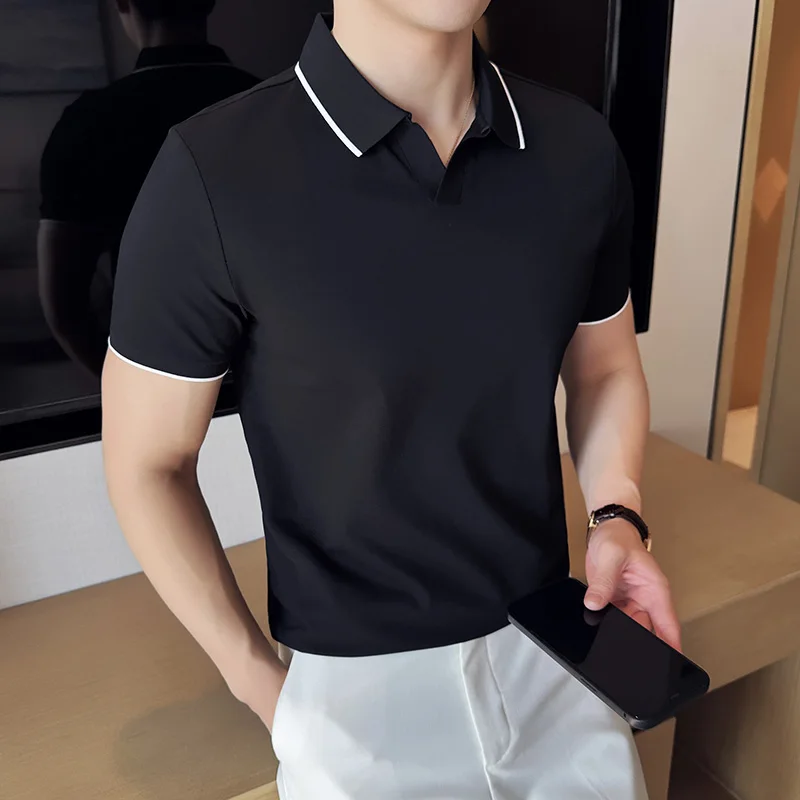 Men Polo Shirt Summer Light Th - Summer Light Clothing 评论和价格