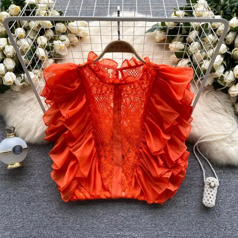 Vintage Elegant  Lace Petal Sl - Summer Clothing In French 评论和价格