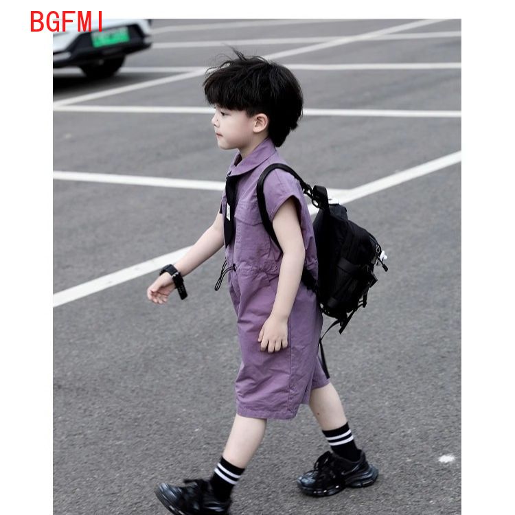 Kids Summer Shorts Overalls Ca - Summer Clothing Kids Boys 评论和价格