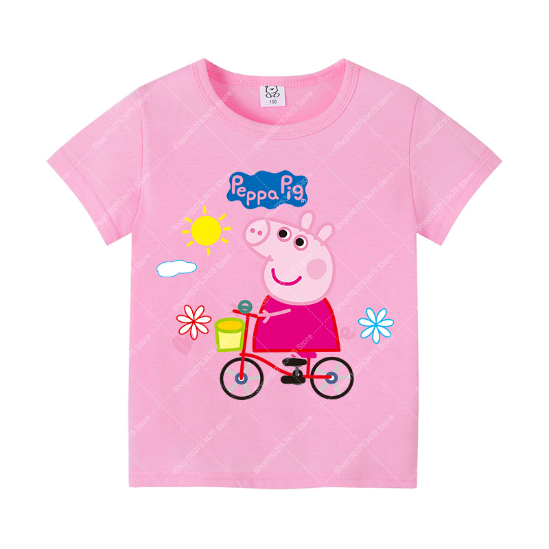 Kids Girl Cute Cotton T-shirt  - Summer Kids Clothing 评论和价格