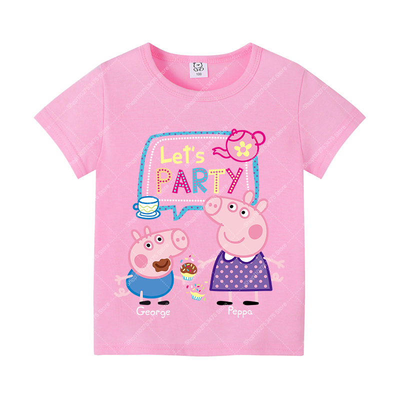 Kids Girl Cute Cotton T-shirt  - Summer Kids Clothing 评论和价格