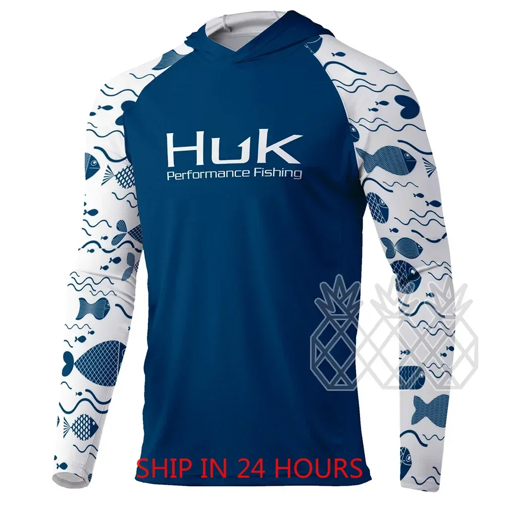 HUK Fishing Hoodie Shirts Men  - Summer De Clothing 评论和价格