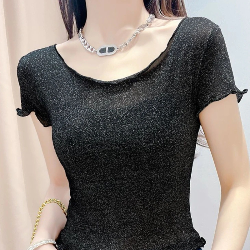 Short Sleeve Women's T-shirt L - Summer Clothing Reviews 评论和价格