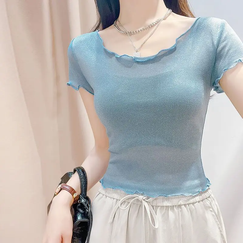 Short Sleeve Women's T-shirt L - Summer Clothing Reviews 评论和价格