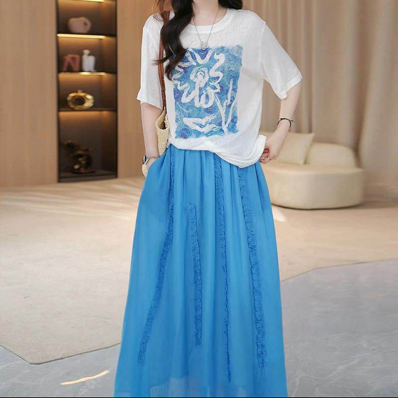 A complete set of Korean style - Summer Clothing Juniors 评论和价格