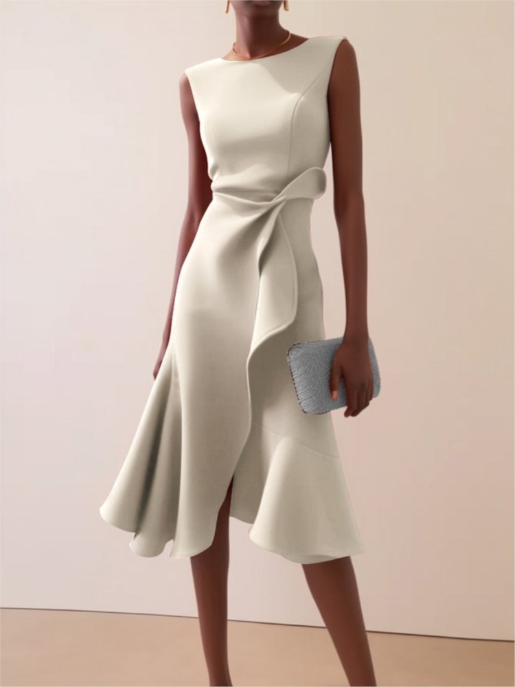 Elegant Women's Evening Dress  - Summer Clothing Drawing 评论和价格