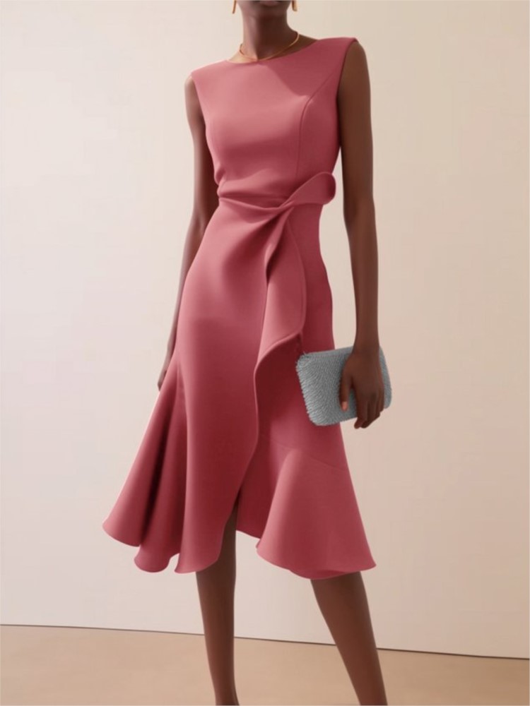 Elegant Women's Evening Dress  - Summer Clothing Drawing 评论和价格