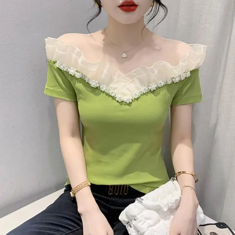 Summer Outfit Woman Tops Off S - Summer Clothing Reviews 评论和价格